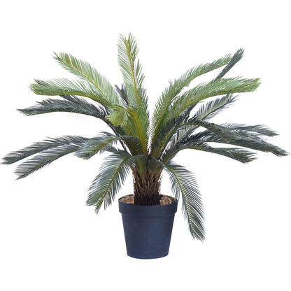 SOGA 2X 155cm Artificial Indoor Cycas Revoluta Cycad Sago Palm Fake Decoration Tree Pot Plant LUZ-APlantFH107130AX2