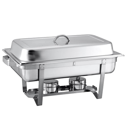 SOGA 9L Stainless Steel Chafing Food Warmer Catering Dish Full Size LUZ-ChafingDish56301