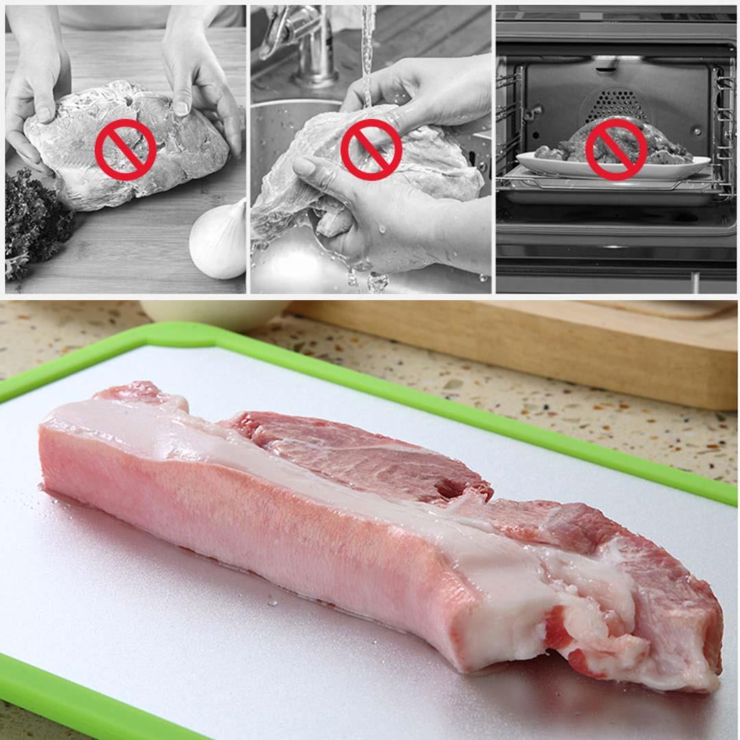 SOGA Kitchen Fast Defrosting Tray The Safest Way to Defrost Meat or Frozen Food LUZ-DefrostingTray
