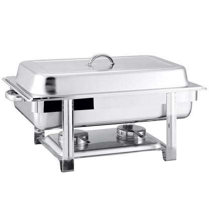 SOGA 4X Stainless Steel Chafing Triple Tray Catering Dish Food Warmer LUZ-ChafingDish56083X4