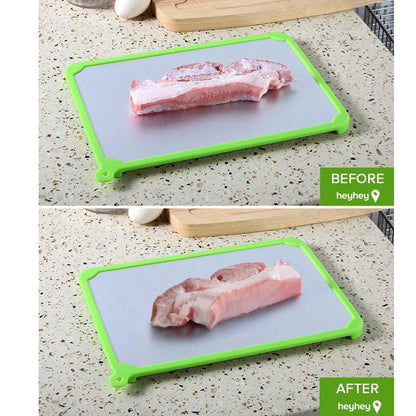 SOGA Kitchen Fast Defrosting Tray The Safest Way to Defrost Meat or Frozen Food LUZ-DefrostingTray