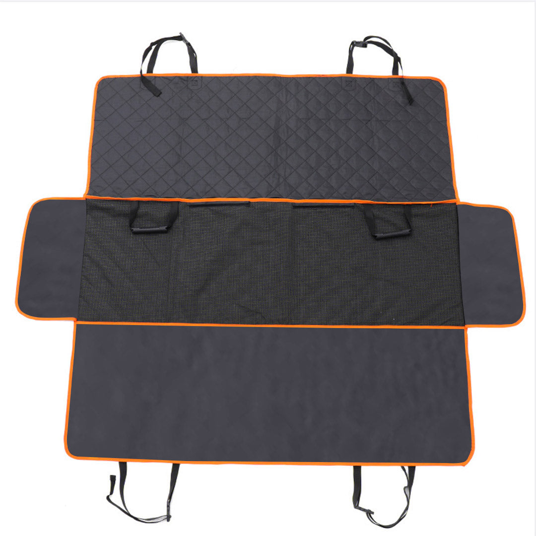 SOGA 2X 600D Oxford Cloth Waterproof Dog Car Cover Back Seat Protector Hammock Pet Mat Black LUZ-CarpetBag00X2