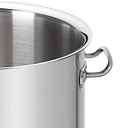 SOGA Stainless Steel 50L No Lid Brewery Pot With Beer Valve 40*40cm LUZ-BreweryPotSS2788-JPOT