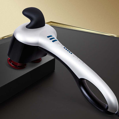 SOGA 2X Portable Handheld Massager Soothing Heat Stimulate Blood Flow Foot Shoulder LUZ-Massager806KSilverX2