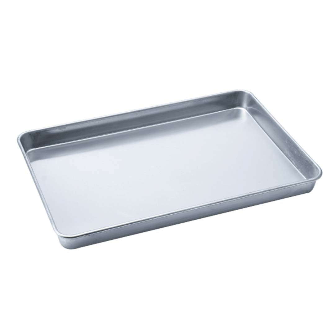 SOGA 8X Aluminium Oven Baking Pan Cooking Tray for Bakers Gastronorm 60*40*5cm LUZ-GastronormPlate6040X8