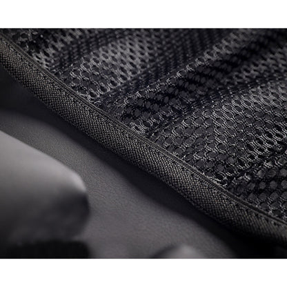 SOGA High Quality Leather Car Rear Back Seat Storage Bag Organizer Interior Accessories Black LUZ-CarStorge3SeatsBagBLK