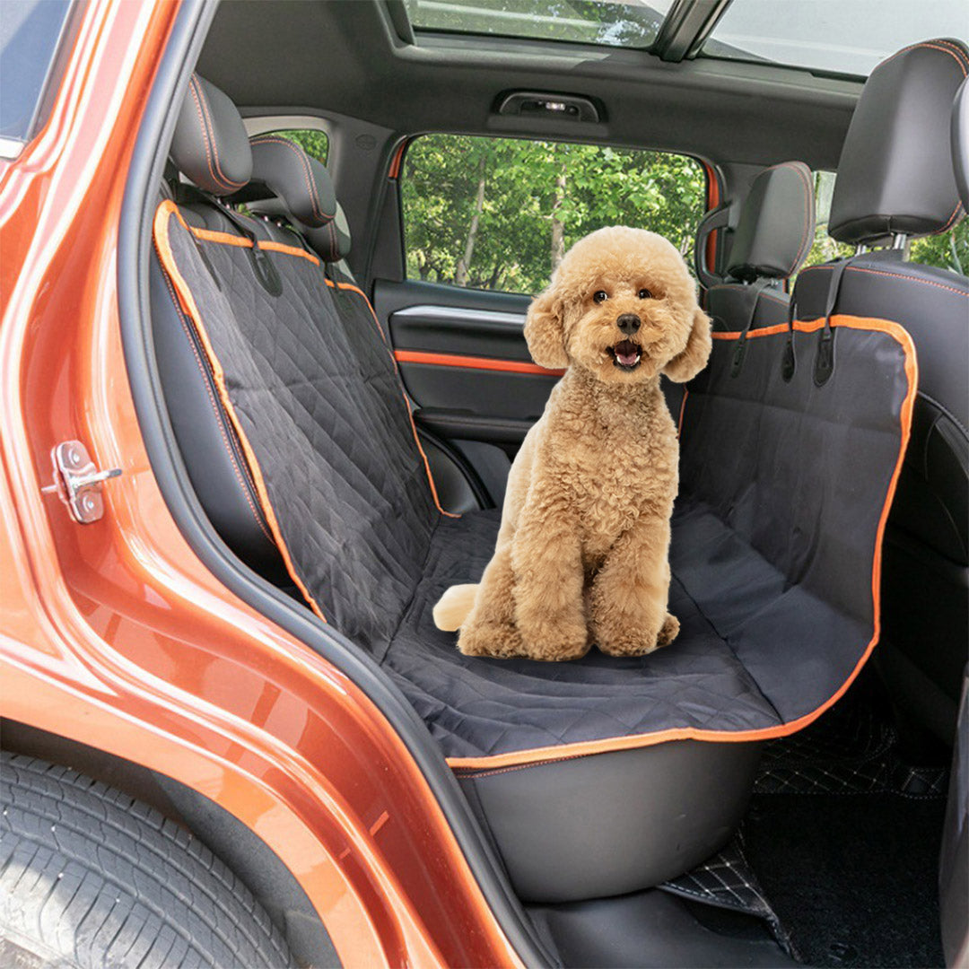 SOGA 2X 600D Oxford Cloth Waterproof Dog Car Cover Back Seat Protector Hammock Pet Mat Black LUZ-CarpetBag00X2