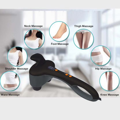 SOGA 2X Portable Handheld Massager Soothing Heat Stimulate Blood Flow Foot Shoulder LUZ-Massager806KSilverX2