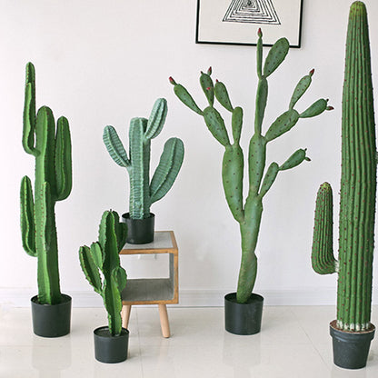 SOGA 2X 70cm Green Artificial Indoor Cactus Tree Fake Plant Simulation Decorative 5 Heads LUZ-APlantFHLT705X2
