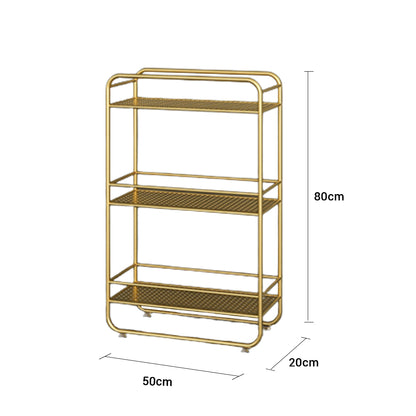 SOGA 2X 3 Tier Rectangular Bathroom Shelf Multifunctional Storage Display Rack Organiser LUZ-FPotZWJ13X2