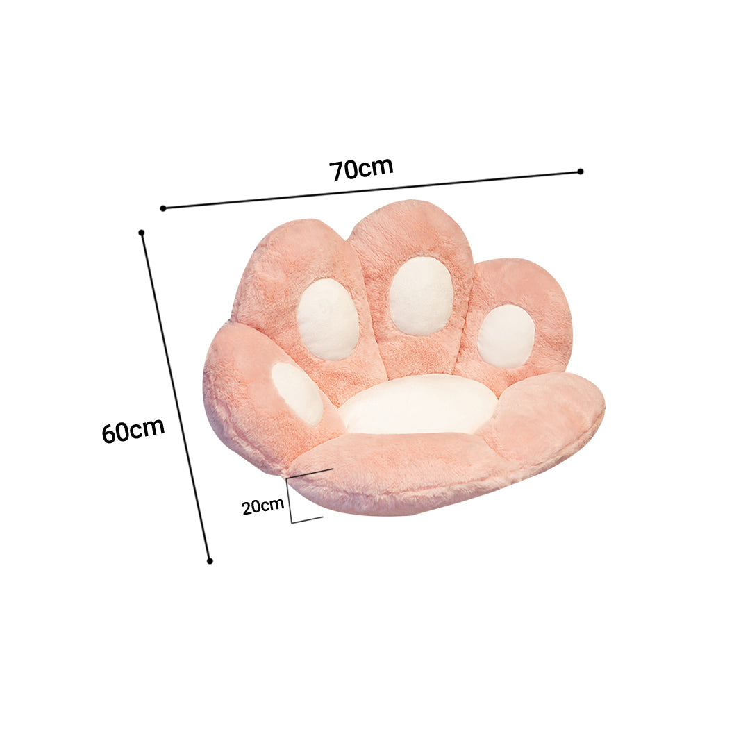 SOGA 70cm Pink Paw Shape Cushion Warm Lazy Sofa Decorative Pillow Backseat Plush Mat Home Decor LUZ-SCushion012