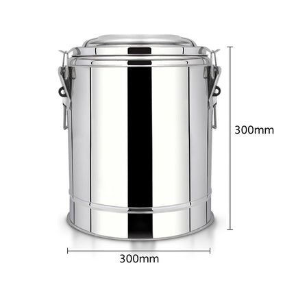 SOGA 2X 12L Stainless Steel Insulated Stock Pot Hot & Cold Beverage Container LUZ-InsulatedPot3201X2