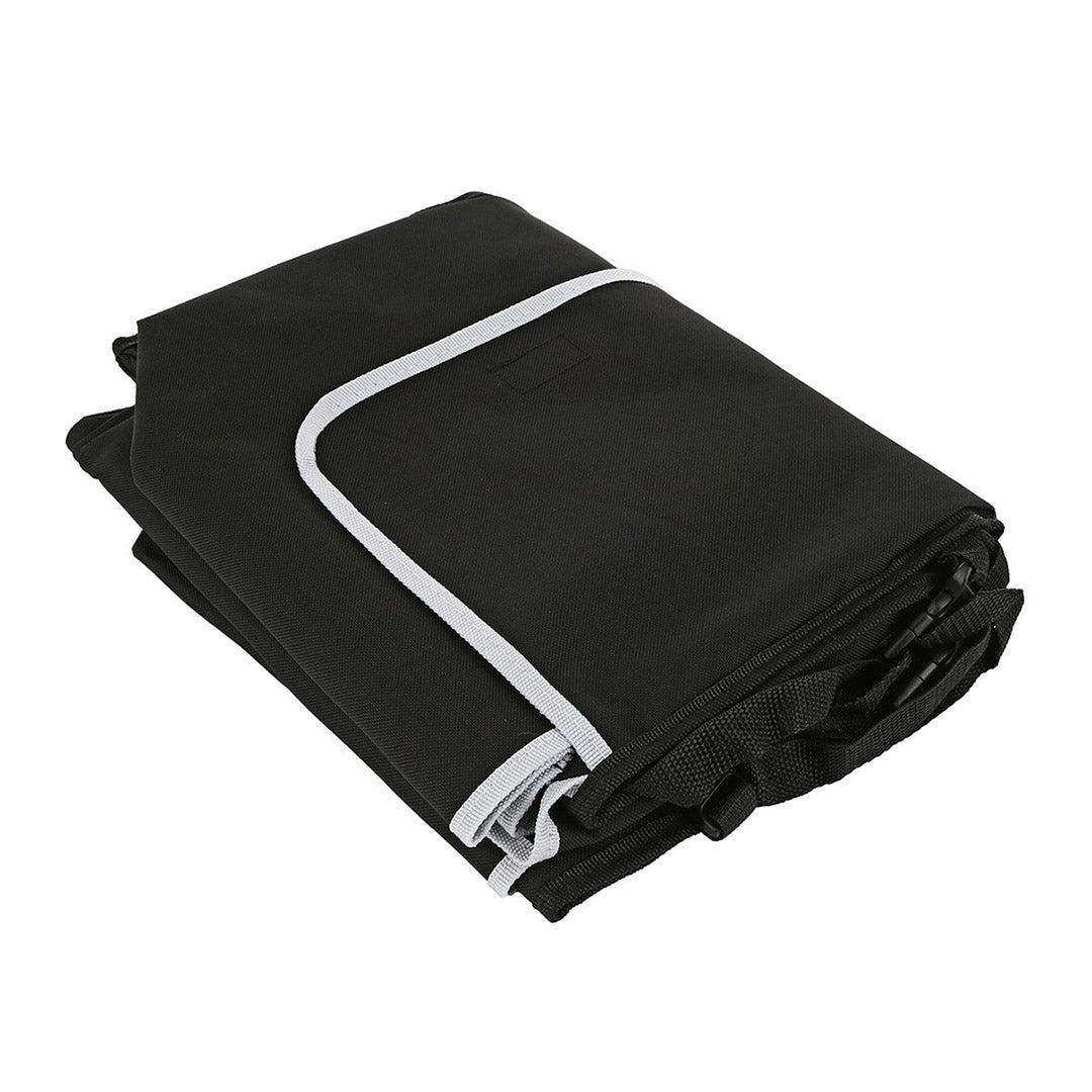 SOGA 2X Oxford Cloth Car Storage Trunk Organiser Backseat Multi-Purpose Interior Accessories Black LUZ-CarStorage4BagX2
