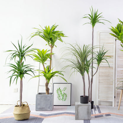 SOGA 180cm Green Artificial Indoor Brazlian Iron Tree Fake Plant Decorative 4 Heads LUZ-APlantFHBS180120