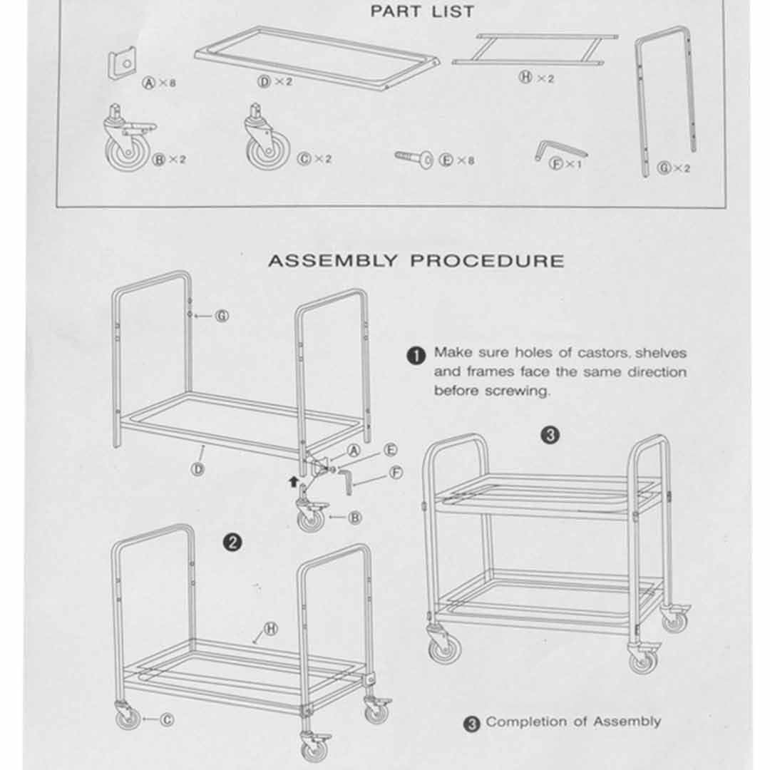 SOGA 2 Tier 85x45x90cm Stainless Steel Drink Wine Food Utility Cart Medium LUZ-FoodCart1205