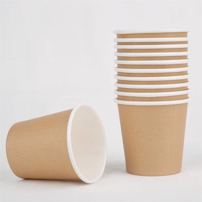 Fiesta Recyclable Espresso Takeaway Cups Kraft 112ml (Pack of 50) PAS-GP446