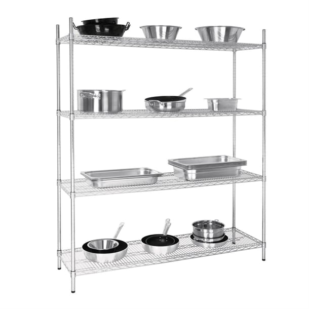 Vogue 4 Tier Wire Shelving Kit 1525x460mm PAS-L929