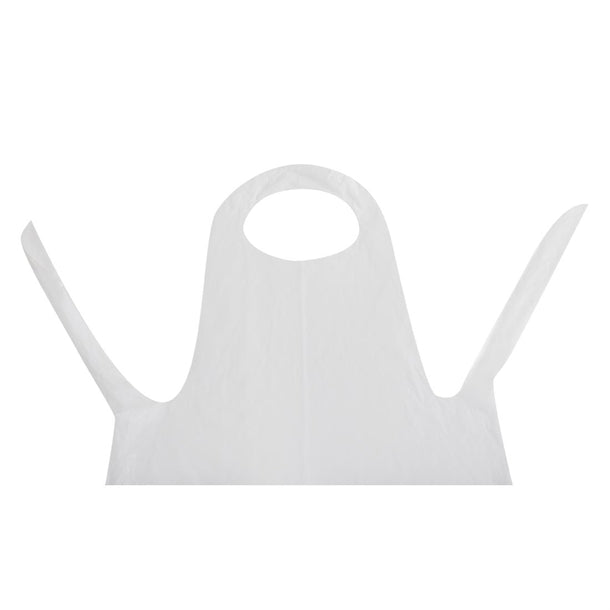 Disposable Aprons White 106cm (Pack of 100) PAS-A310