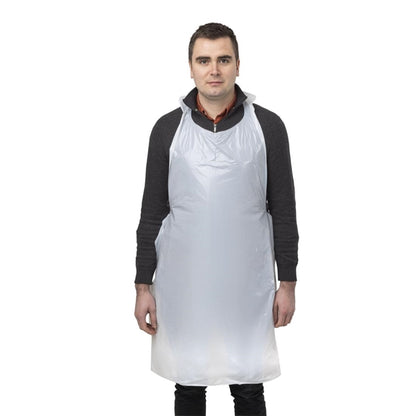 Disposable Aprons White 106cm (Pack of 100) PAS-A310