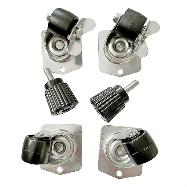 Polar Set of 6 Castors and Adjustable Feet PAS-AK836