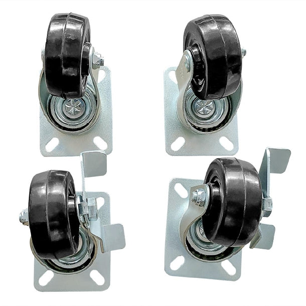 Polar Set of 4 Standard and Braked Castors PAS-AK837