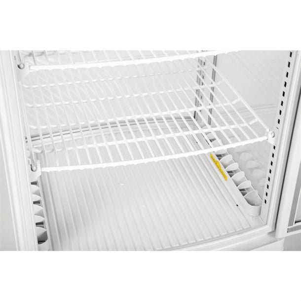 Polar C-Series Curved Door Display Fridge White 86Ltr PAS-CB507-A