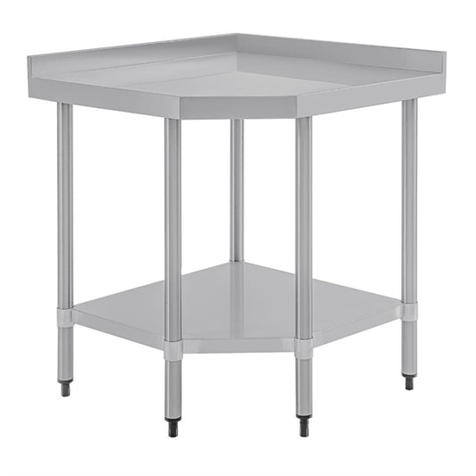 Vogue Stainless Steel Corner Table 600mm PAS-CB907