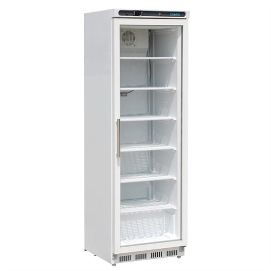 Polar C-Series Glass Door Display Freezer 365Ltr White PAS-CB921-A