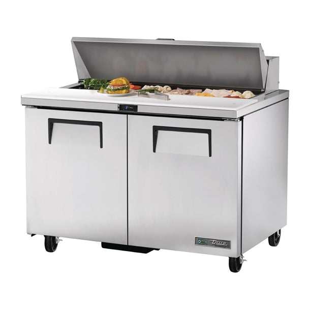 True Salad Prep Counter 2 doors - 12x1/6 GN pan top (Direct) PAS-CC234-A