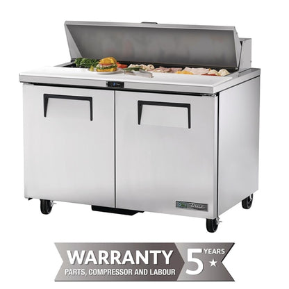 True Salad Prep Counter 2 doors - 12x1/6 GN pan top (Direct) PAS-CC234-A