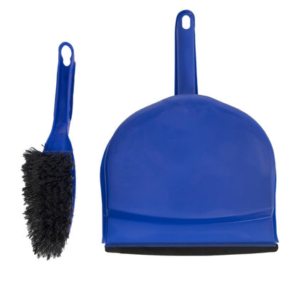 Jantex Soft Dustpan and Brush Set Blue PAS-CC932