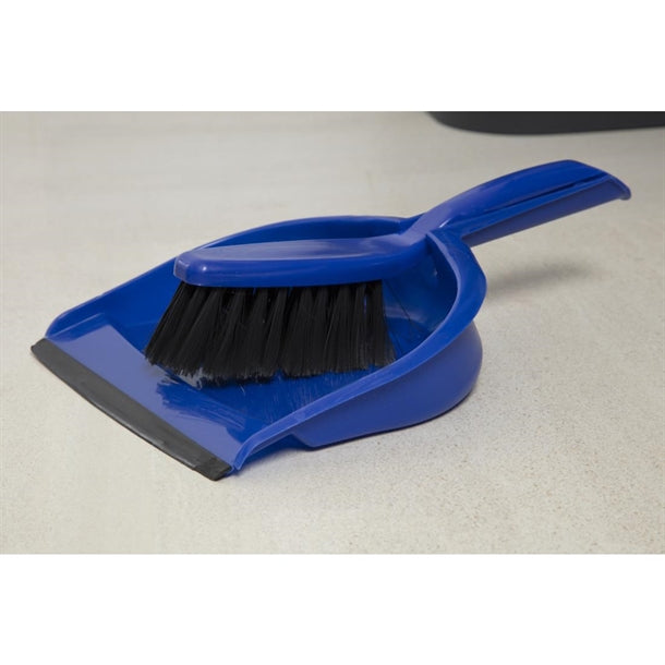 Jantex Soft Dustpan and Brush Set Blue PAS-CC932