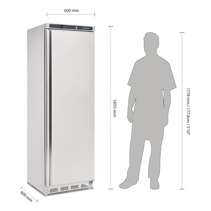 Polar C-Series Upright Fridge Stainless Steel 400Ltr PAS-CD082-A