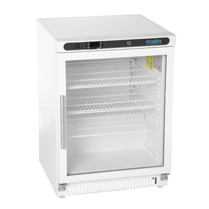 Polar C-Series Under Counter Display Fridge White 150Ltr PAS-CD086-A