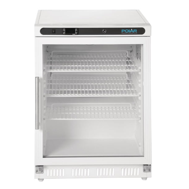 Polar C-Series Under Counter Display Fridge White 150Ltr PAS-CD086-A