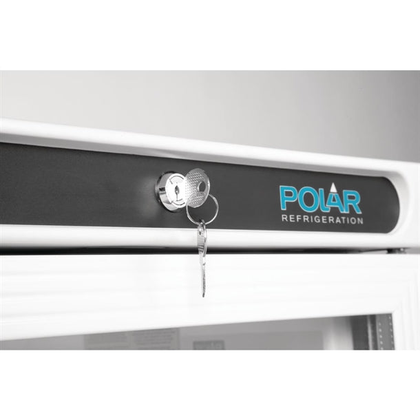 Polar C-Series Under Counter Display Fridge White 150Ltr PAS-CD086-A