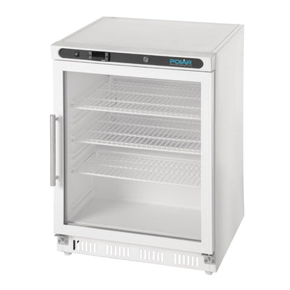 Polar C-Series Under Counter Display Fridge White 150Ltr PAS-CD086-A