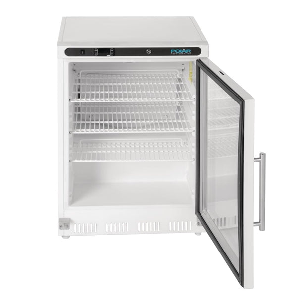 Polar C-Series Under Counter Display Fridge White 150Ltr PAS-CD086-A