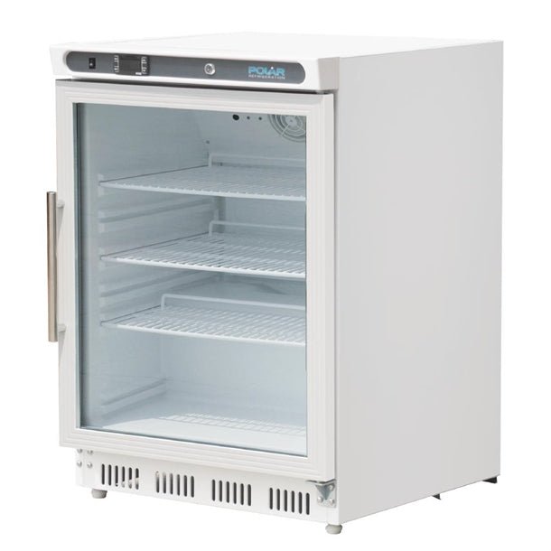 Polar C-Series Under Counter Display Fridge White 150Ltr PAS-CD086-A