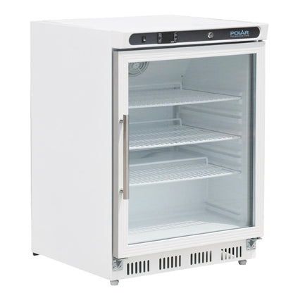 Polar C-Series Under Counter Display Fridge White 150Ltr PAS-CD086-A