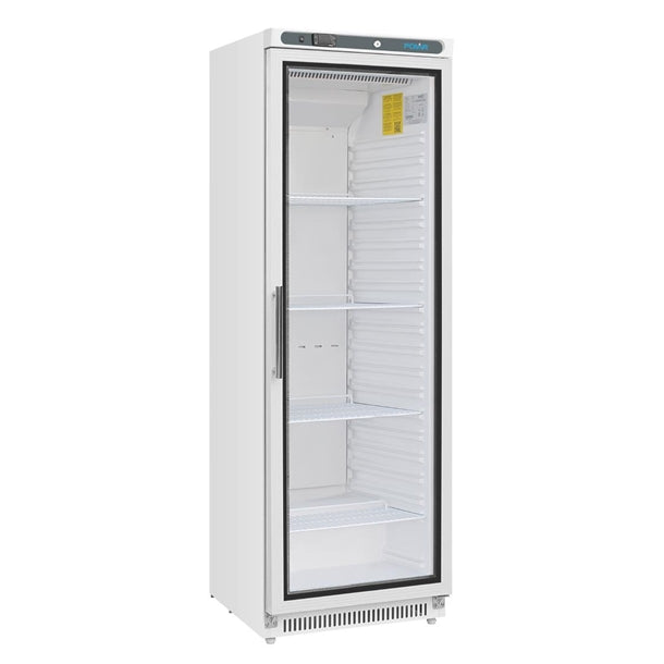 Polar C-Series Upright Display Fridge White 400Ltr PAS-CD087-A