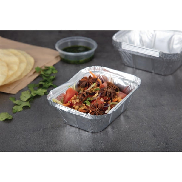 Fiesta Recyclable Small Foil Containers 260ml (Pack of 1000) PAS-CD947