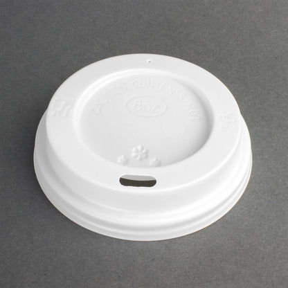 Lids for 245ml Fiesta Recyclable Takeaway Coffee Cups (Pack of 50) PAS-CE263