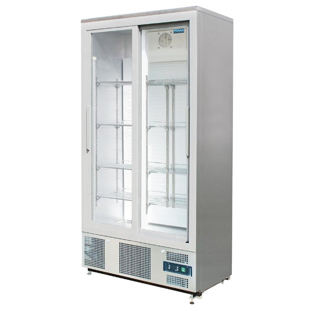 Polar G-Series Sliding Door Upright Bar Fridge 490Ltr PAS-CK478-A