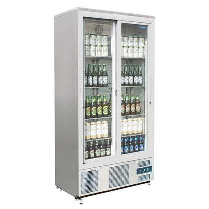 Polar G-Series Sliding Door Upright Bar Fridge 490Ltr PAS-CK478-A