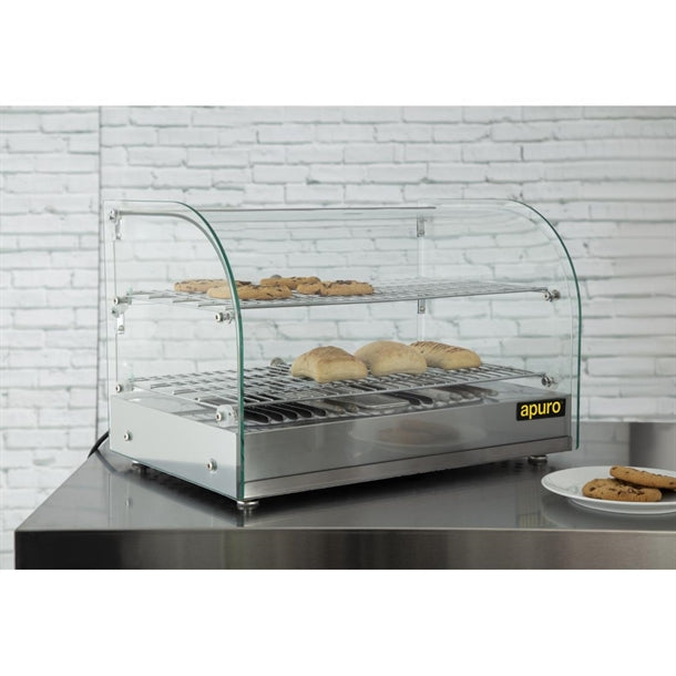 Apuro Countertop Heated Food Display 554mm PAS-CK916-A