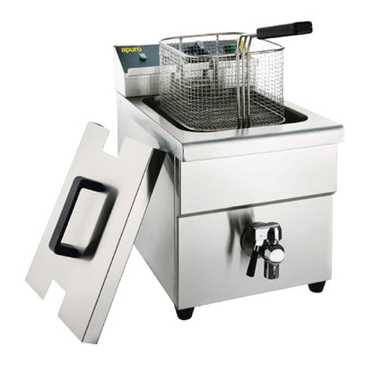 Apuro Single Tank Single Basket Induction Fryer 8Ltr PAS-CP793-A