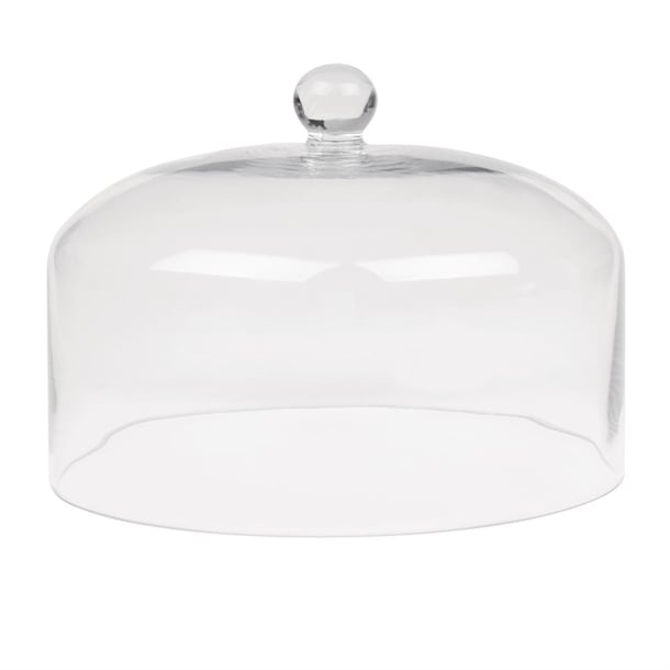 Olympia Glass Cake Stand Dome 285mm PAS-CS014