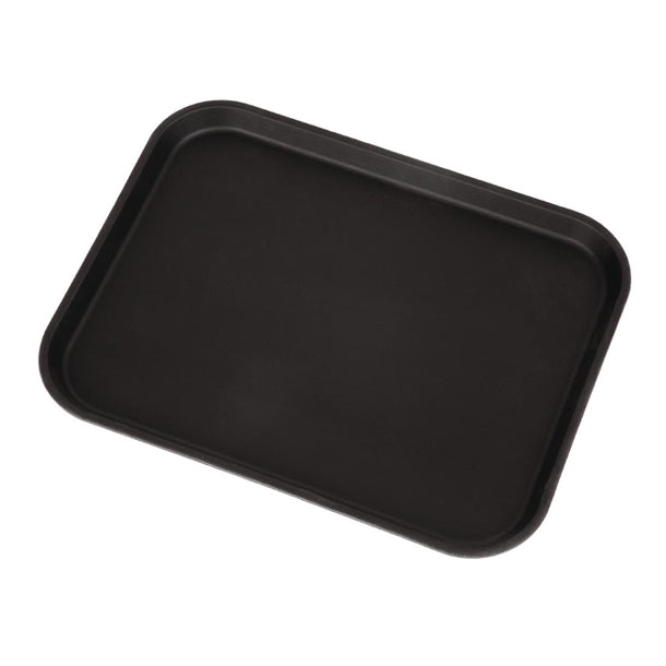 Cambro Camtread Fibreglass Rectangular Anti-Slip Tray Black 457mm PAS-CT277