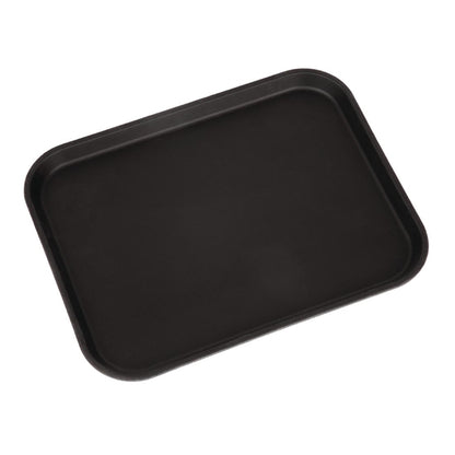 Cambro Camtread Fibreglass Rectangular Anti-Slip Tray Black 457mm PAS-CT277